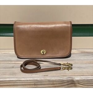 Vintage Coach Putty NYC Convertible Clutch 9635 Shoulder Bag